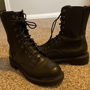 Rock and Candy Combat Boots. Size 7. Worn 2 times.
